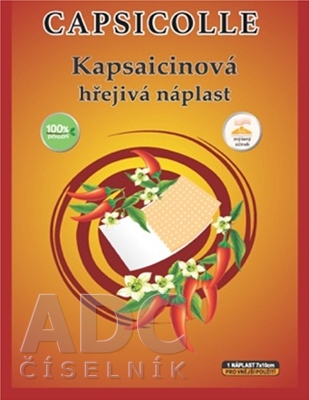 Kapsaicínová hrejivá náplasť CAPSICOLLE