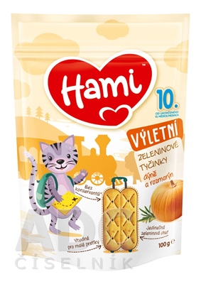 Hami zeleninové tyčinky tekvica a rozmarín