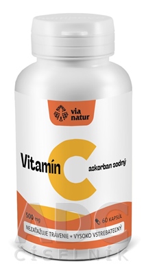 Via natur Vitamín C askorban sodný 500 mg
