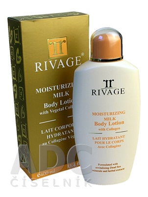 RIVAGE Zvlhčujúce telové mlieko
