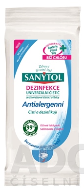 SANYTOL UNIVERZÁLNY ČISTIČ Utierky