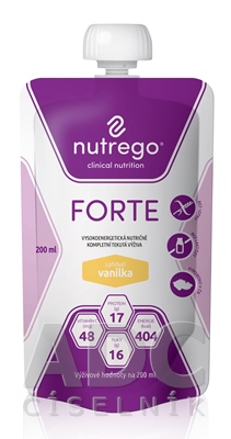 Nutrego FORTE s príchuťou vanilka