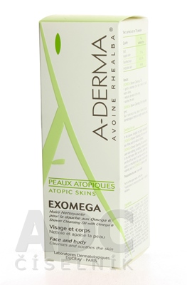 A-DERMA EXOMEGA HUILE NETTOYANTE inov.
