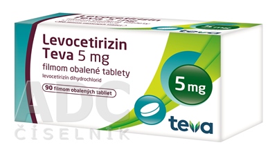Levocetirizin Teva 5 mg filmom obalené tablety
