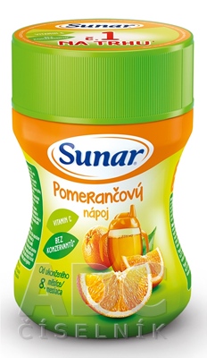 Sunar Rozpustný nápoj Pomarančový