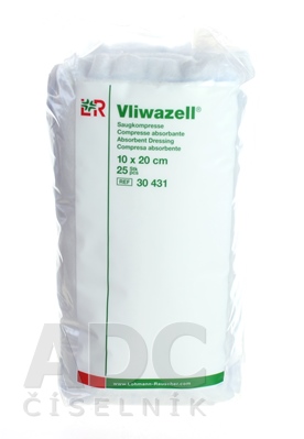 VLIWAZELL KOMPRESY SAVÉ NESTERILNÉ 10x20cm