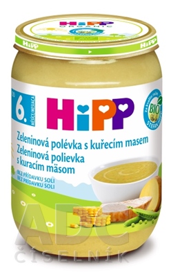 HiPP Polievka BIO Zeleninová s kuracím mäsom