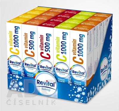 Revital vitamín C šumivý MIX BOX