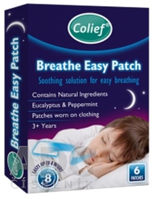 Colief Breathe Easy Patch Eucalyptus & Peppermint