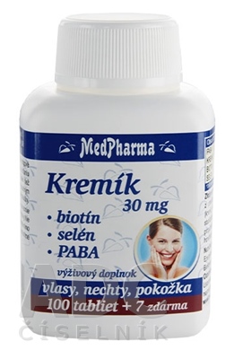 MedPharma KREMÍK 30mg+Biotín+Selén+PABA