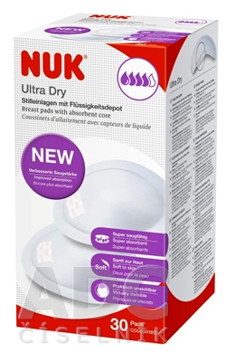 NUK Prsné vankúšiky ULTRA DRY