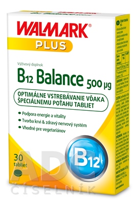WALMARK B12 Balance 500 µg