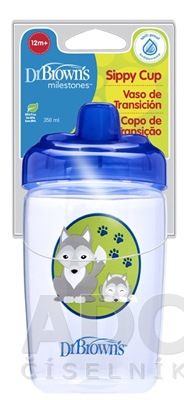 Dr.BROWN´S HRNČEK S TVRDÝM NÁUSTKOM 350 ml