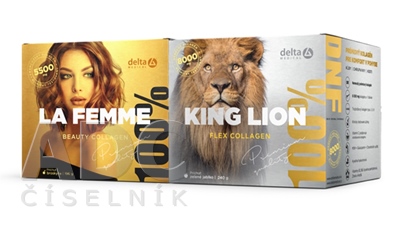 DELTA Partner. balíček LA FEMME&KING LION Collagen