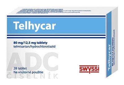 Telhycar 80 mg/12,5 mg tablety