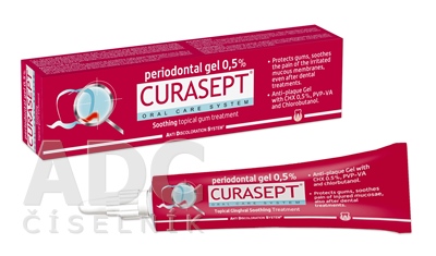 CURASEPT ADS SOOTHING 0,5% Parodontálny gél
