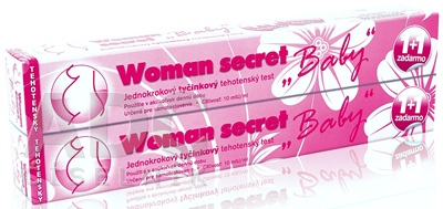 Woman secret BABY tehotenský test