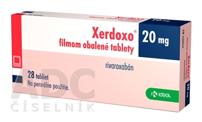 Xerdoxo 20 mg filmom obalené tablety