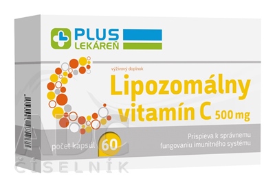 PLUS LEKÁREŇ Lipozomálny vitamín C 500 mg
