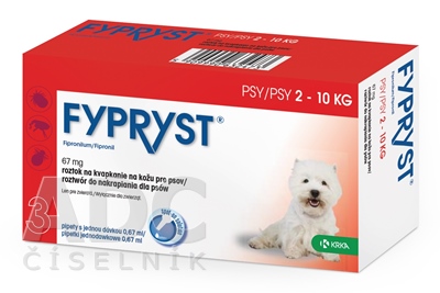 FYPRYST 67 mg PSY 2-10 KG
