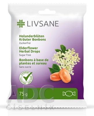 LIVSANE Bylinné pastilky bazový kvet