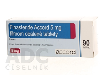 Finasteride Accord 5 mg filmom obalené tablety