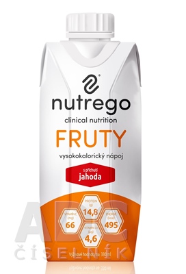 Nutrego FRUTY s príchuťou jahoda