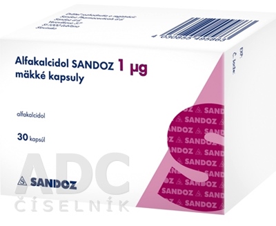 Alfakalcidol SANDOZ 1 µg mäkké kapsuly