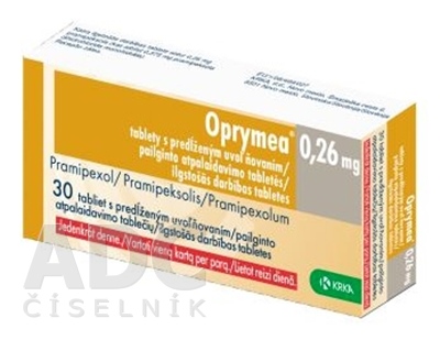 Oprymea 0,26 mg tablety s predĺženým uvoľňovaním