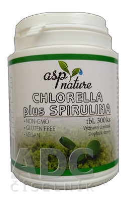 asp CHLORELLA plus SPIRULINA