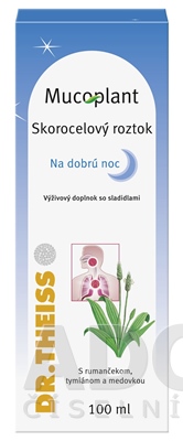 Mucoplant Skorocelový roztok Na dobrú noc