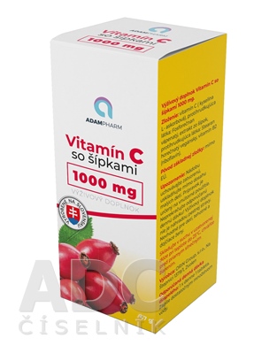 ADAMPharm Vitamín C 1000 mg so šípkami