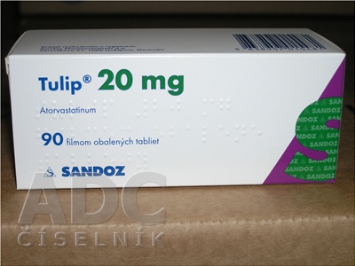 Tulip 20 mg filmom obalené tablety
