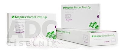 Mepilex Border Post-Op 10x25 cm