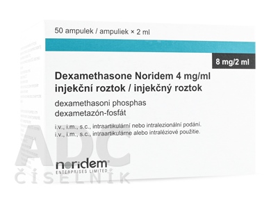 Dexamethasone Noridem 4 mg/ml injekčný roztok