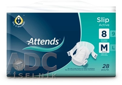 ATTENDS Slip Active 8 M