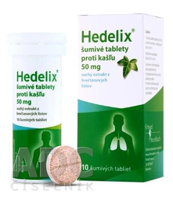 Hedelix šumivé tablety proti kašľu