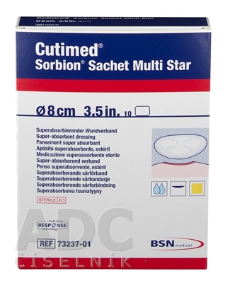 Cutimed Sorbion Sachet Multi Star