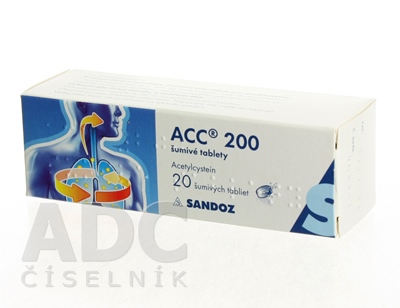 ACC 200 šumivé tablety