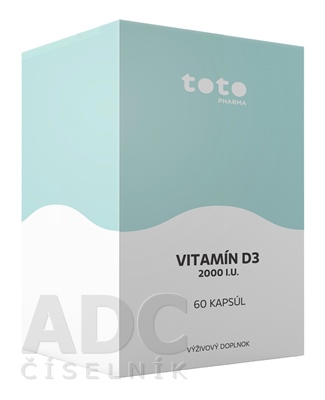 TOTO VITAMÍN D3 2000 I.U.