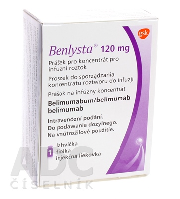 Benlysta 120 mg prášok na infúzny koncentrát