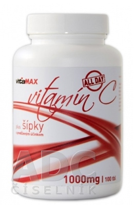 VITAMAX Vitamín C 1000 mg All Day + šípky
