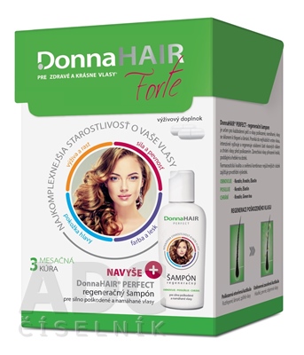 DonnaHAIR Forte 3 mesačná kúra