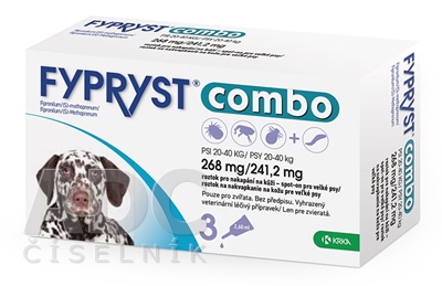 FYPRYST combo 268 mg/241,2 mg PSY 20-40 KG