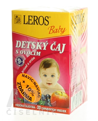 LEROS BABY DETSKÝ ČAJ S OVOCÍM