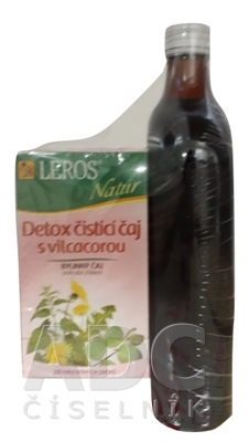 LEROS BIO šťava Čučoriedka + Natur Detox