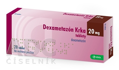 Dexametazón Krka 20 mg tablety