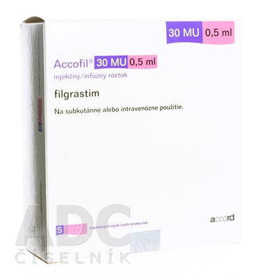 Accofil 30 MU/0,5 ml