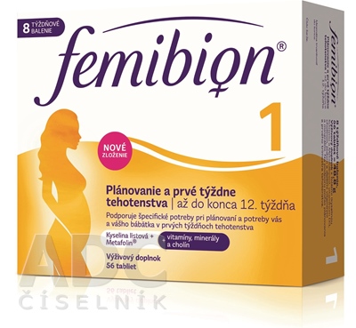 Femibion 1 Plánovanie a prvé týždne tehotenstva