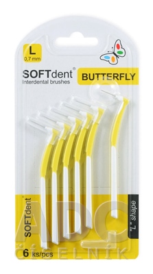 Medzizubné kefky SOFTdent Butterfly L 0,7 mm